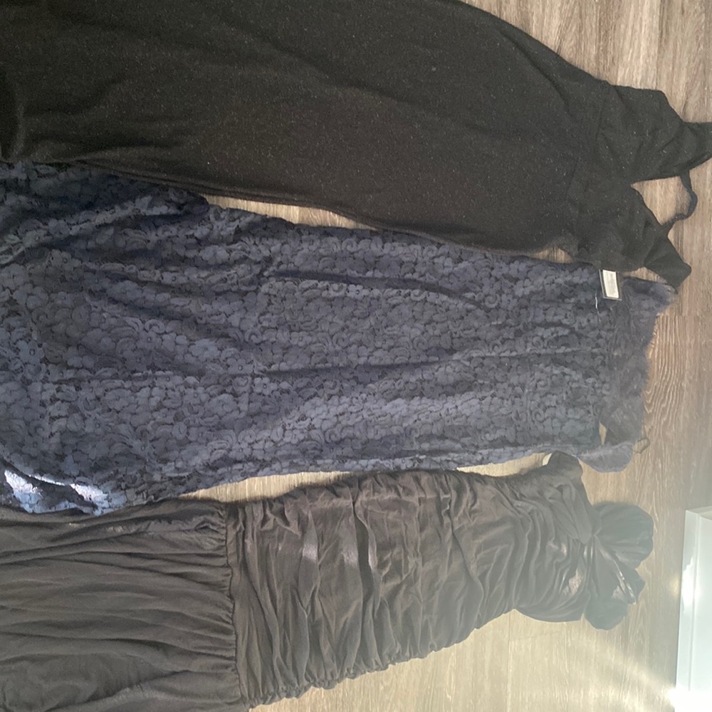 Maxi dreses 2 lace 1 black shine maxi brand new